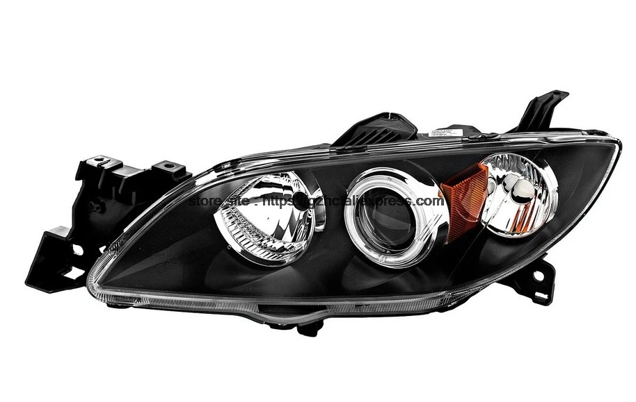 HochiTech для Mazda 3 mazda3 2002-07 ультра яркий дневной светильник DRL CCFL ангельские глазки демон глаза комплект Теплый Белый Halo Кольцо автомобиля-Стайлинг