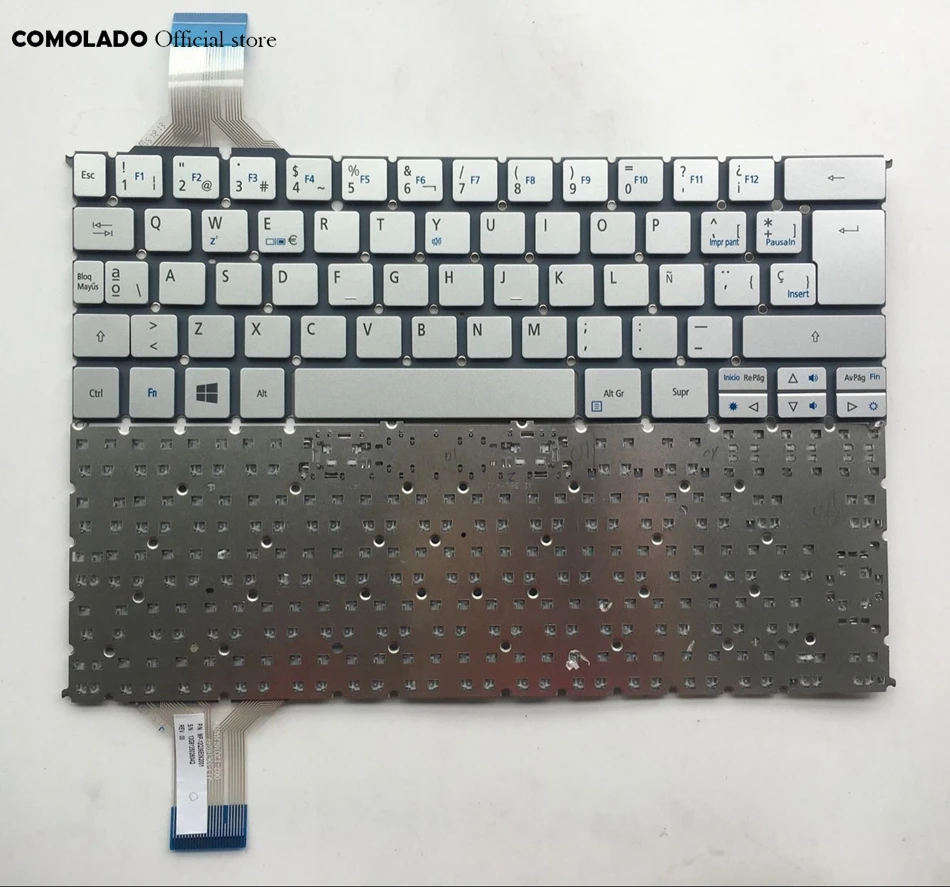 SP испанская клавиатура для Acer Aspire P3 131 171 6408 серебристый без рамки Клавиатура