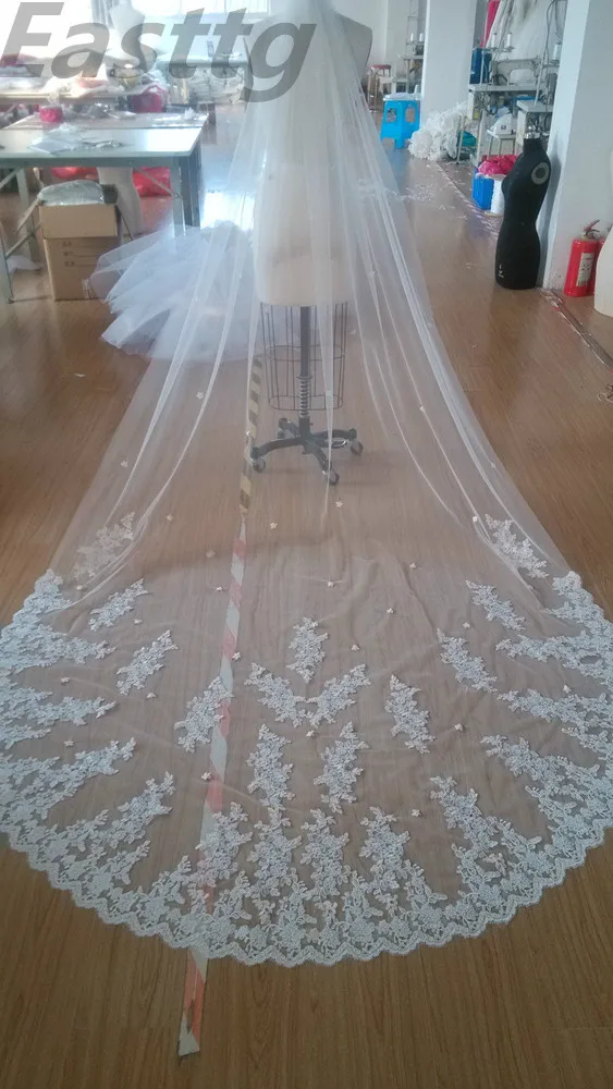 Белый/слоновая кость реальные фотографии высокое качество 3 метровое Соборные