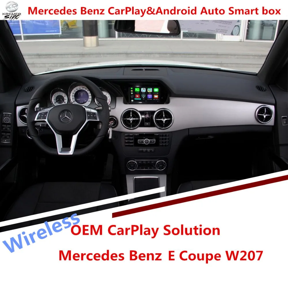 Aftermarket Беспроводной CarPlay Smart Box для Mercedes Benz W176 W246 W205 W207 W216 W212 W218 NTG4.5 NTG5.0