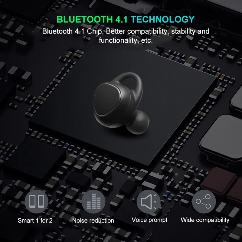 VTIN i7X Bluetooth 4 2 наушники портативные TWS беспроводные стерео мини вкладыши