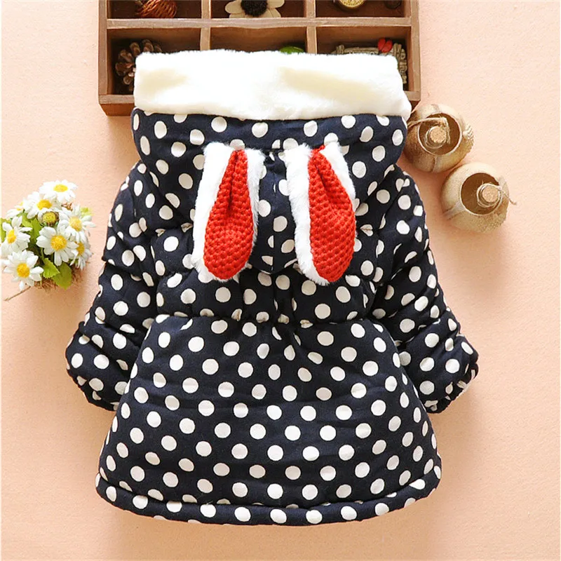 BibiCola/зимние куртки для девочек Плотные теплые вельветовые пуховые парки