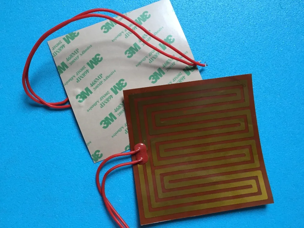 

20mmx25mm 12V 9W, element heating Element 3D Printer PI film heating polyimide heater heat rubber electric Medical instrument