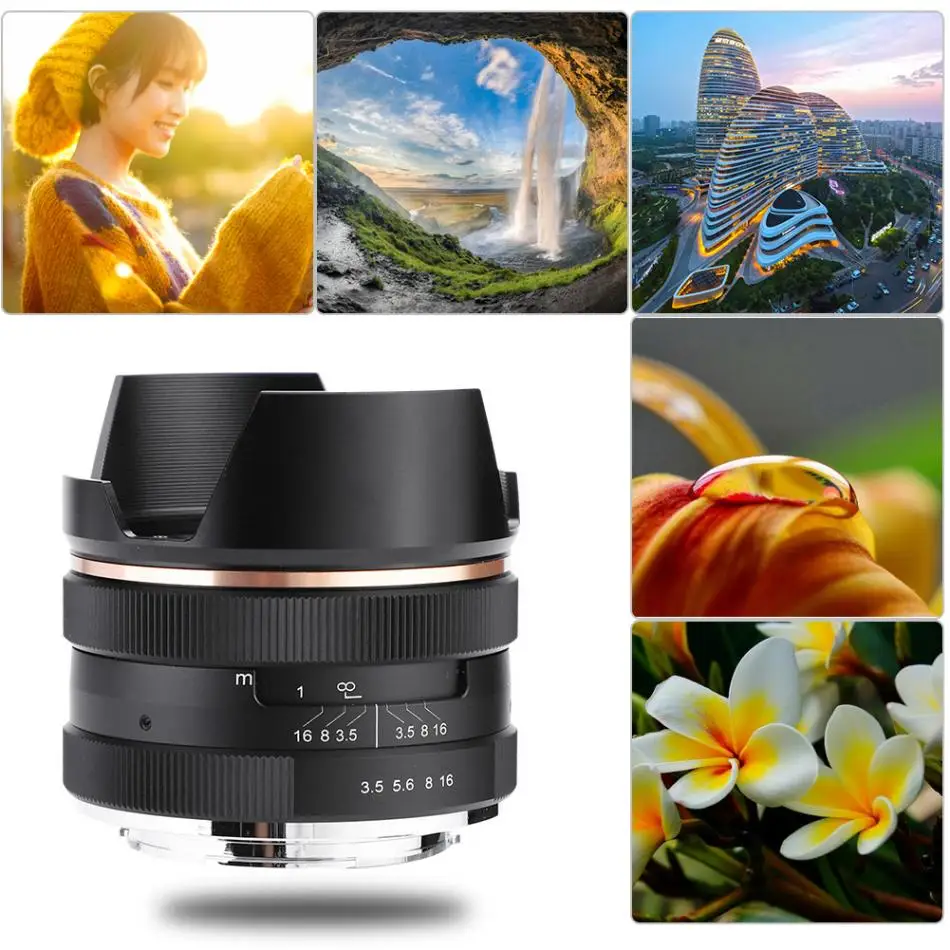 Mcoplus 14 мм f/3,5 APS-C макро объектив с ручной регулировкой фокуса для Canon для sony E/для Fuji X/для M4/3 крепление беззеркальное