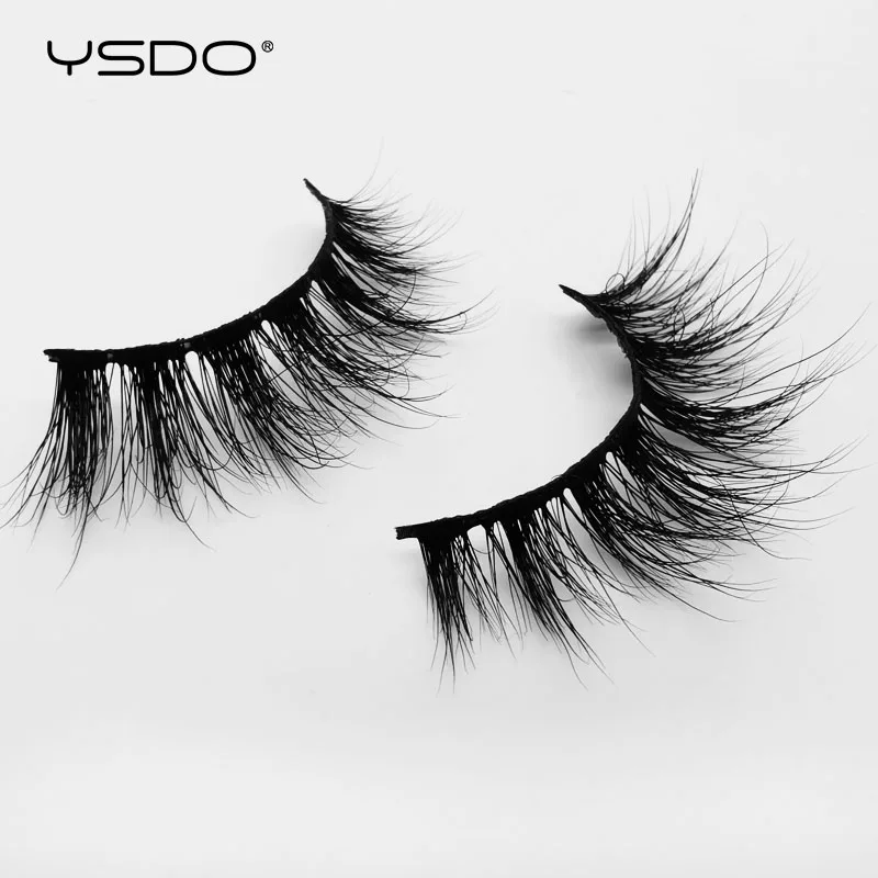 YSDO, 1 пара, 3d норковые ресницы, натуральные накладные ресницы, бесклевые ресницы, драматические ресницы, ручной работы, норковые ресницы «maquiagem»