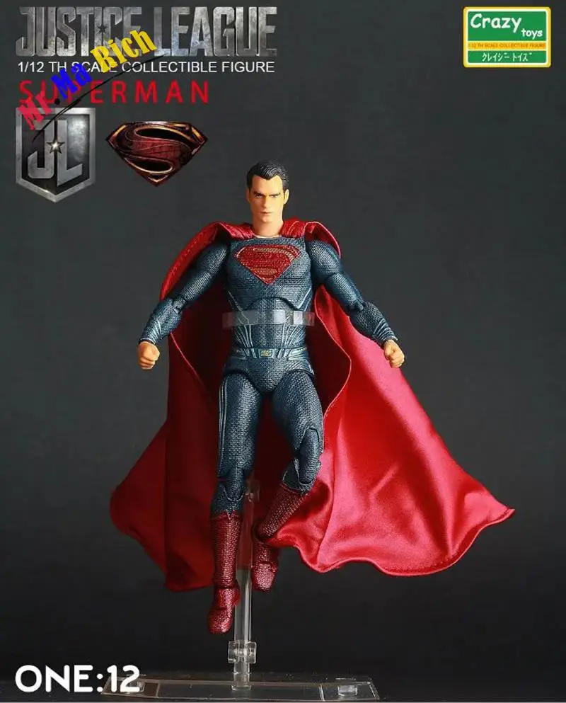 Pazzo Giocattoli супермен Figura бэтмен против Dawn Of Justice супер человек фигурка пвх кукла