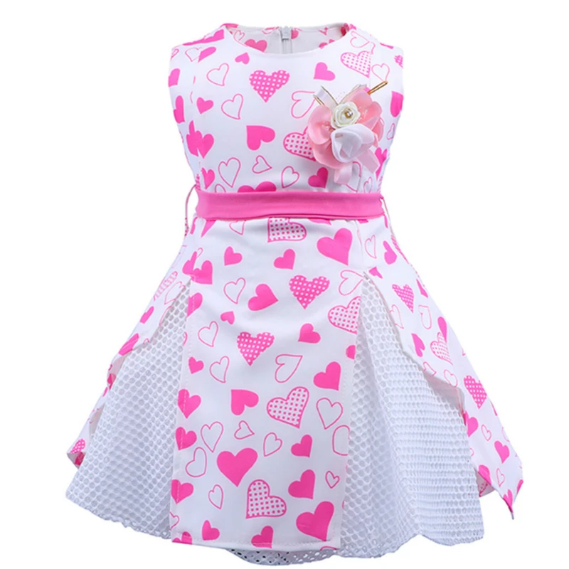 

Летнее платье для девочек детская одежда с цветочным принтом; Одежда без рукавов с цветочным узором, весенняя одежда; Вечернее платье принц...