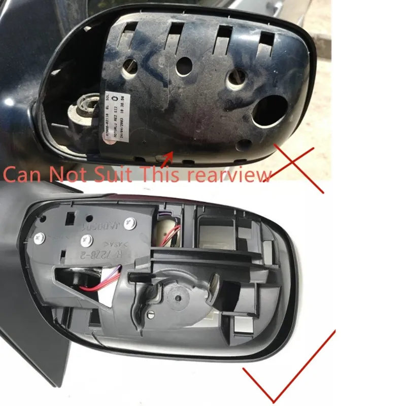 Cafoucs зеркало автомобиля крышка для Toyota Corolla 2004-2006 зеркало заднего вида корпус 87945-02900 87915-02900