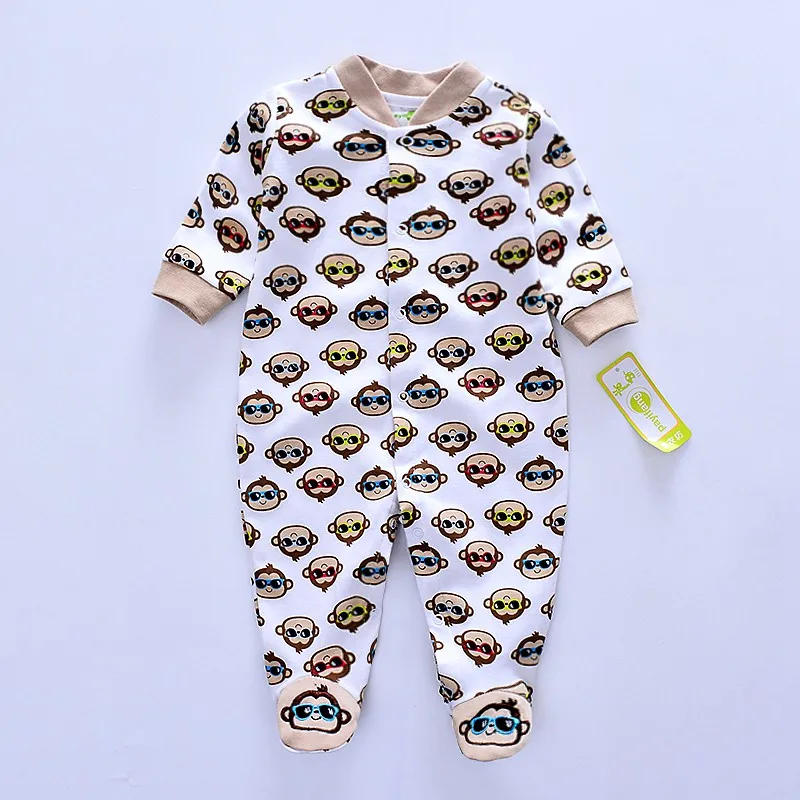 Осень 2019 детская одежда новые детские комбинезоны для новорожденных с длинным