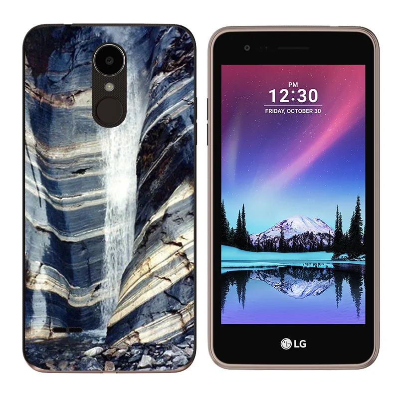 for LG K4 2017 X230K Case Soft TPU Silicone Cover Const Printing Phone X230 / EU Version 5.0 Capa |