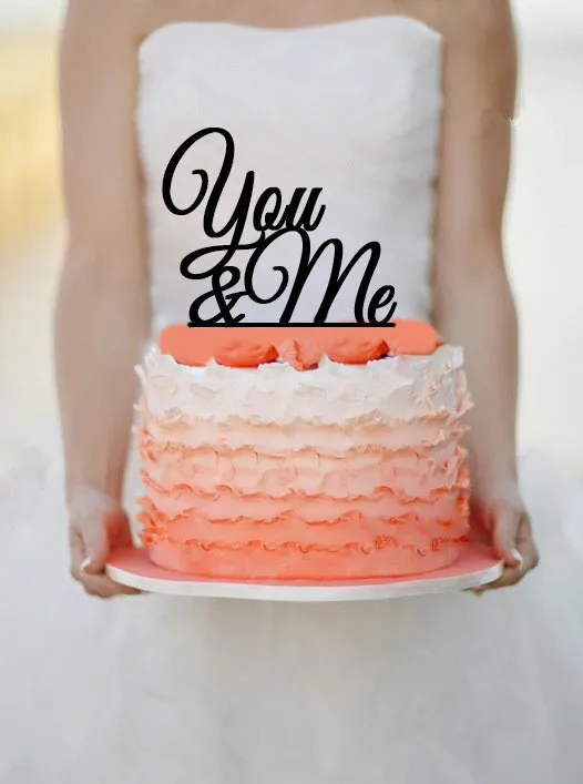 Свадебный Топпер для торта you and me Antic в деревенском стиле лазерная вырезка