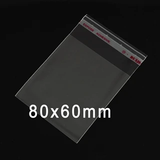80x60mm 1000 шт., разные размеры, 1000 шт./лот, прозрачные пакеты для виолончели, вечерние, Подарочные, целлофановые, для шоколада, леденца, свадебные, односторонние, толщина: 0,07 мм - Цвет: 80x60mm