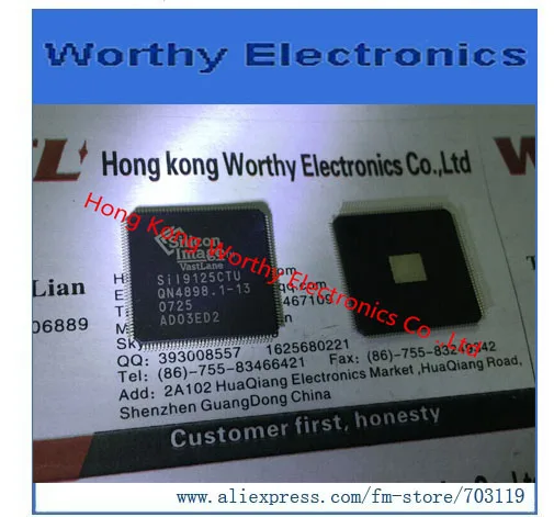 

Free shipping 10PCS/LOT QFP144 SII9125CTU