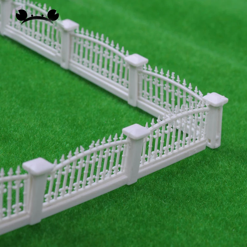 1 Meter Model Train Railway 1/100 1/200 Scale Building Fence Wall HO Z N scale Diorama Accessory