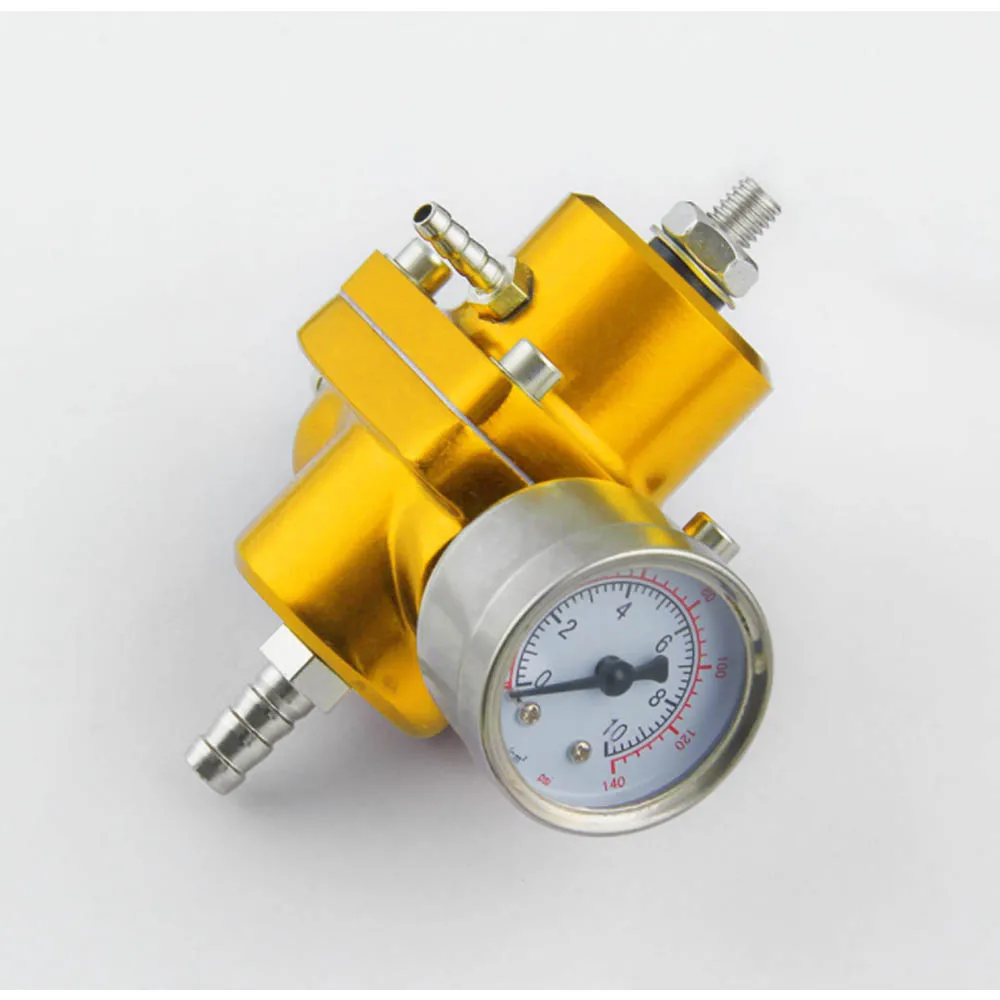 Регулируемый регулятор давления топлива FPR 0-140 Psi масляный манометр+ шланг Комплект Универсальный Jdm для Honda CRV