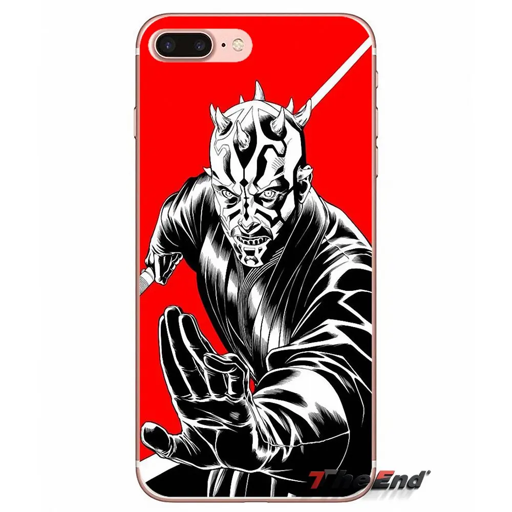 Чехол из ТПУ для Huawei Honor 7X V10 6C V9 6A Play 9 Mate 10 Pro Y7 Y5 P8 P10 Lite Plus GR5 2017 sith star wars darth maul dark side |
