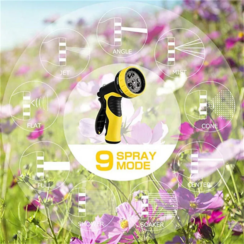 25FT 100FT садовый шланг выдвижной волшебный гибкий автомобильный резиновый