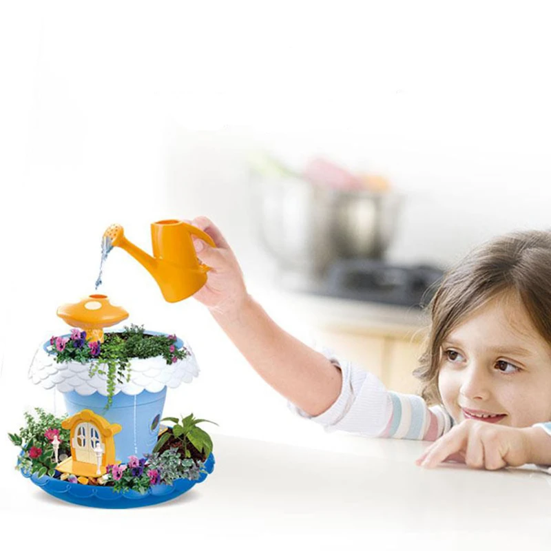 Звук и светильник, игрушки DIY, сказочный сад, домик, ролевые игры, развлечения, культура, горшочек, волшебная каюта, детские игрушки, домашние игрушки