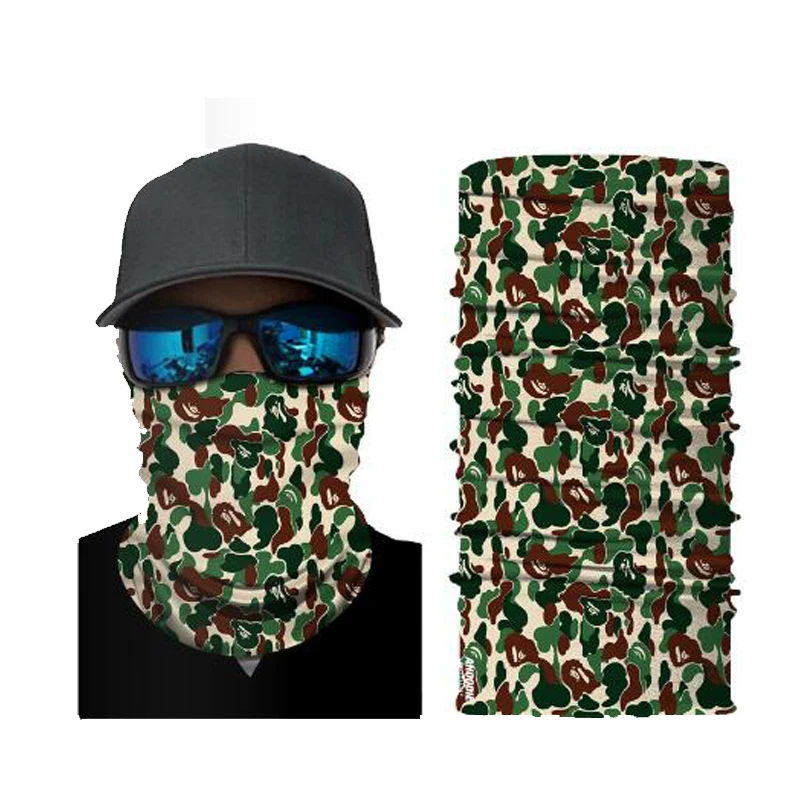 Камуфляжная бандана 3D многофункциональные головные уборы прозрачная защита для