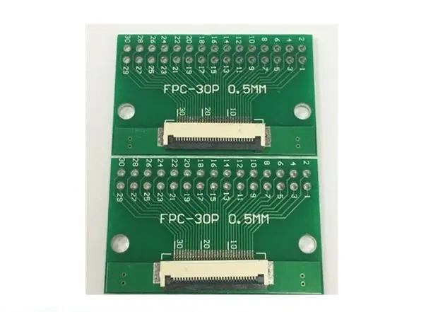 

Односторонний разъем 0,50 мм, соединитель weldin FFC/FPC 30P, пластина адаптера, плоский кабель, гнездовой адаптер, соединитель для печатной платы, TFT, ...