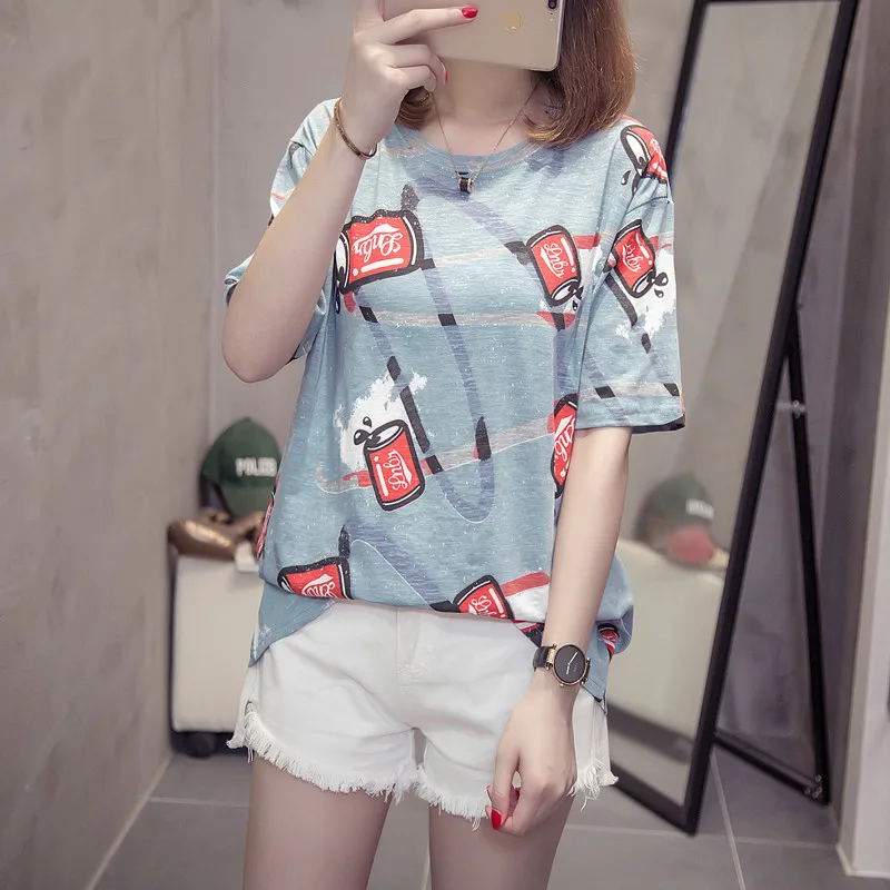 Женские Большие размеры Свободная рубашка 2019 летняя одежда бамбуковая хлопковая