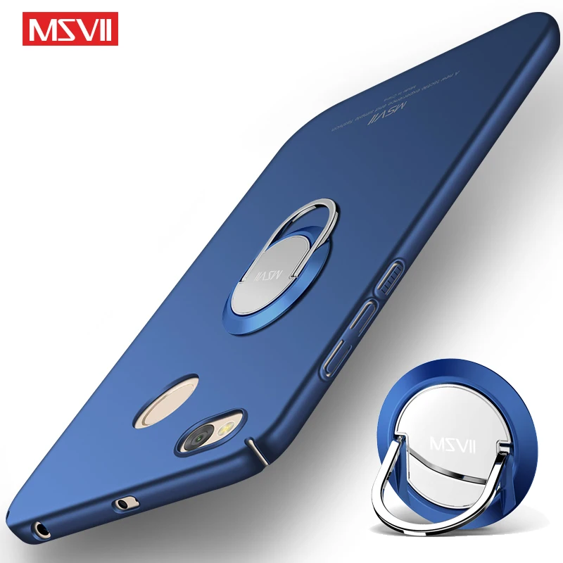 MSVII чехол для Xiaomi Redmi 4X тонкий матовый Xiomi Ring Holder 4 X Pro|Бамперы| |