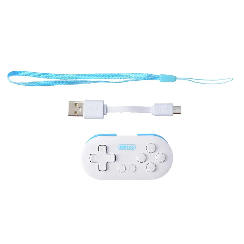 Мини 8bitdo ZERO контроллер Портативный Bluetooth Белый Беспроводной геймпад затвора для