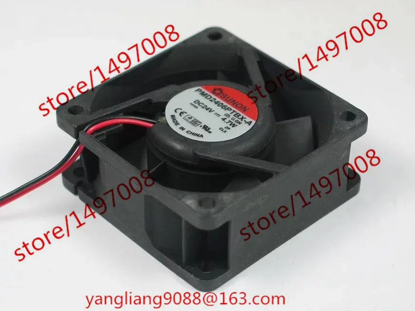 Sunon PMD2406PTBX-A (2).U.GN DC 24V 4,7 W 60x60x25 мм, вентилятор охлаждения сервера