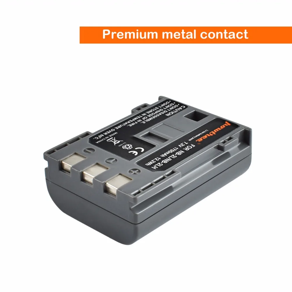3x1700 mAh литий ионная NB 2L NB2L 2LH камера Литий аккумуляторная батарея для CANON 350D 400D G7 G9