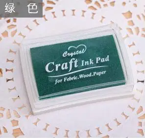 1 Набор 14 шт DIY Красочные поделки Kawaii чернил pad Мультяшные печати Inkpad для Scarpbooking