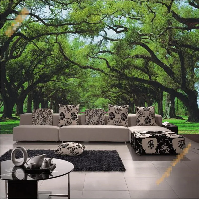 3d обои на заказ для спальни гостиной ТВ дивана фон красота трава дерево 3D