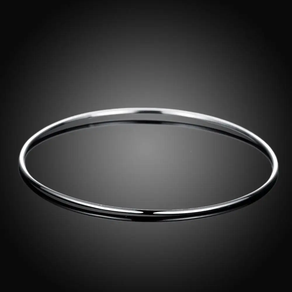 Женский браслет верности и моды простой Серебристый Женские аксессуары для