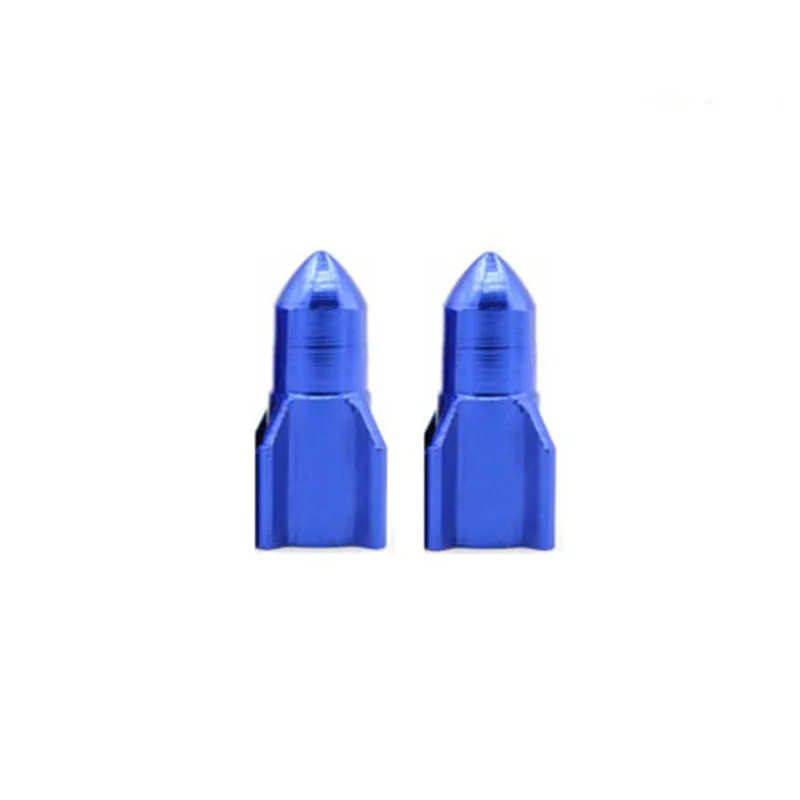 Blue Bike Wheel Tire Cover Car Motorcycle Truck Tube Tyre Bicycle AV American AIR Valve Cap Dustproof - Цвет: Blue