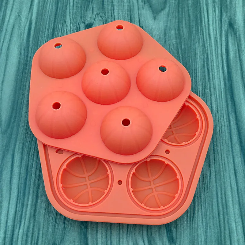Силиконовые 6-hole синие шарики форма для льда хоккейный Кубок мира 3D форма твердая крышка с распределительной воронкой производитель