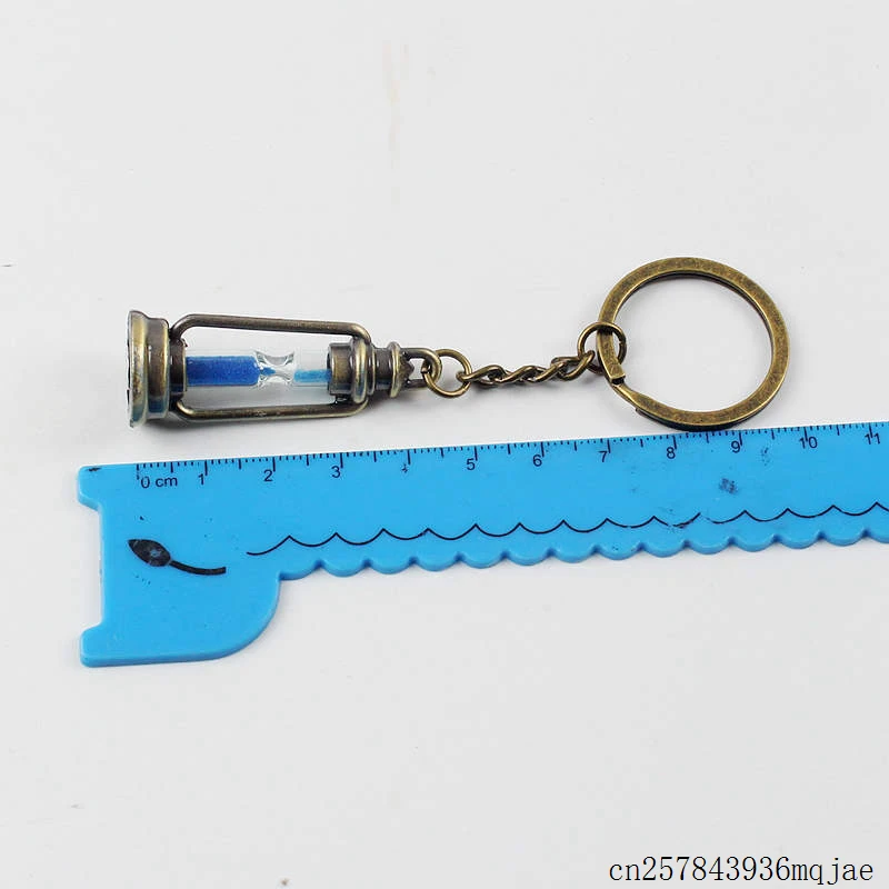 Новинка 100 шт. металлический брелок в форме лампы песочные часы для влюбленных