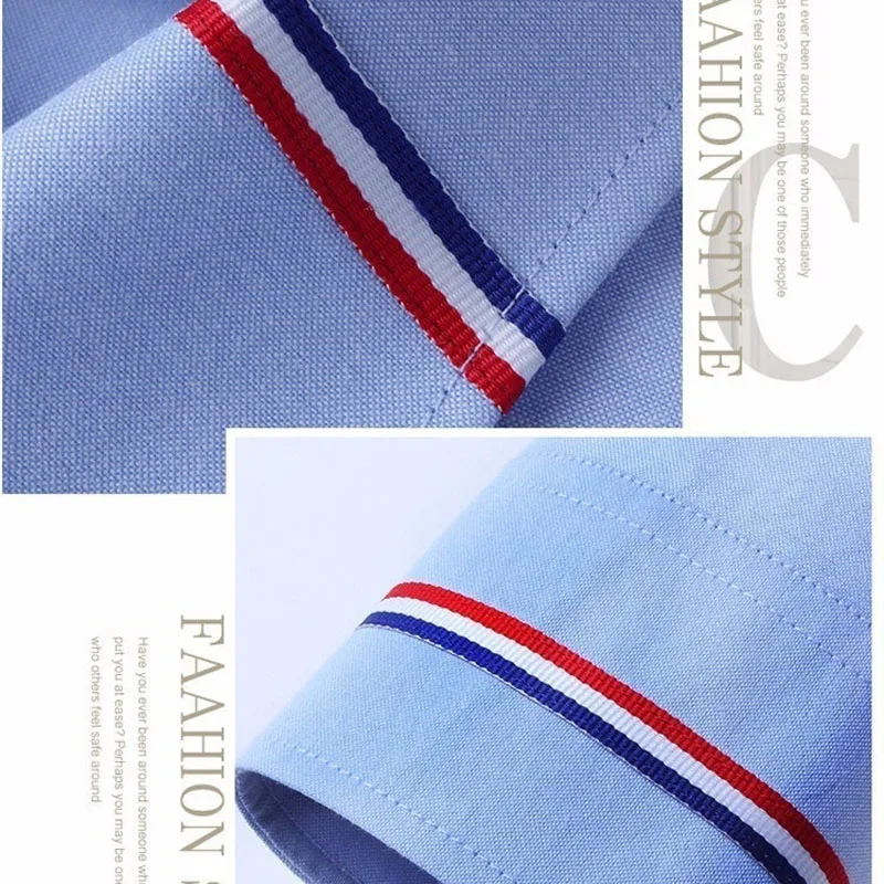 Мужские рубашки из ткани Оксфорд одноцветная рубашка с длинными рукавами