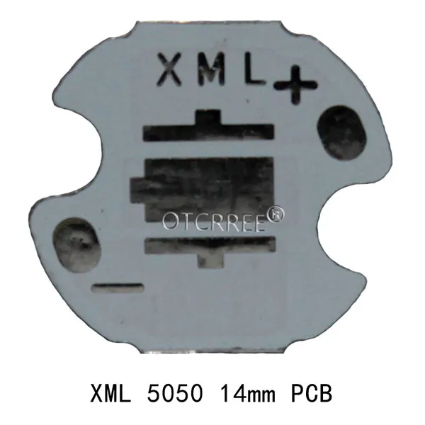 Cree XML2 XM-L2 XML T6 5050 светодиодный PCB Алюминий доска основа для отвода тепла пластины печатной платы 32/25/20/16 мм для DIY светильник - Испускаемый цвет: XML 5050 14mm PCB