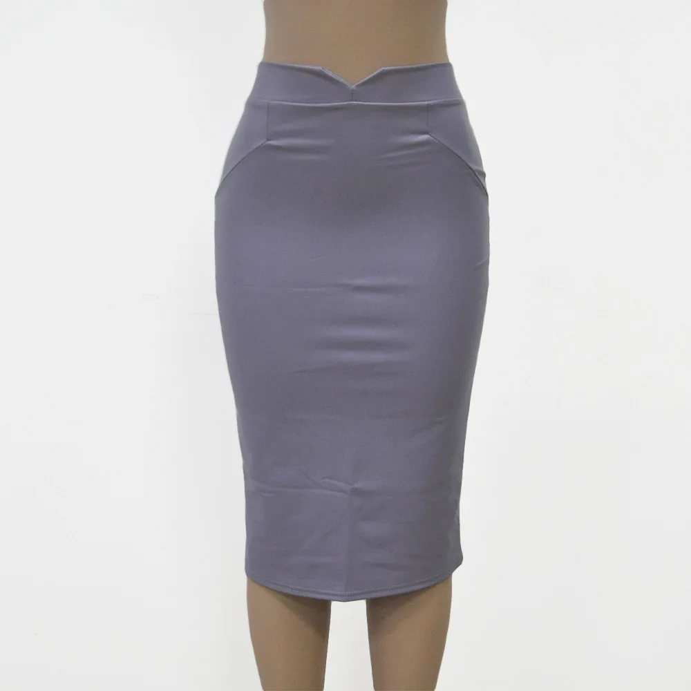 Акции сексуальные женские юбки до колена искусственная кожа плюс бархатная юбка