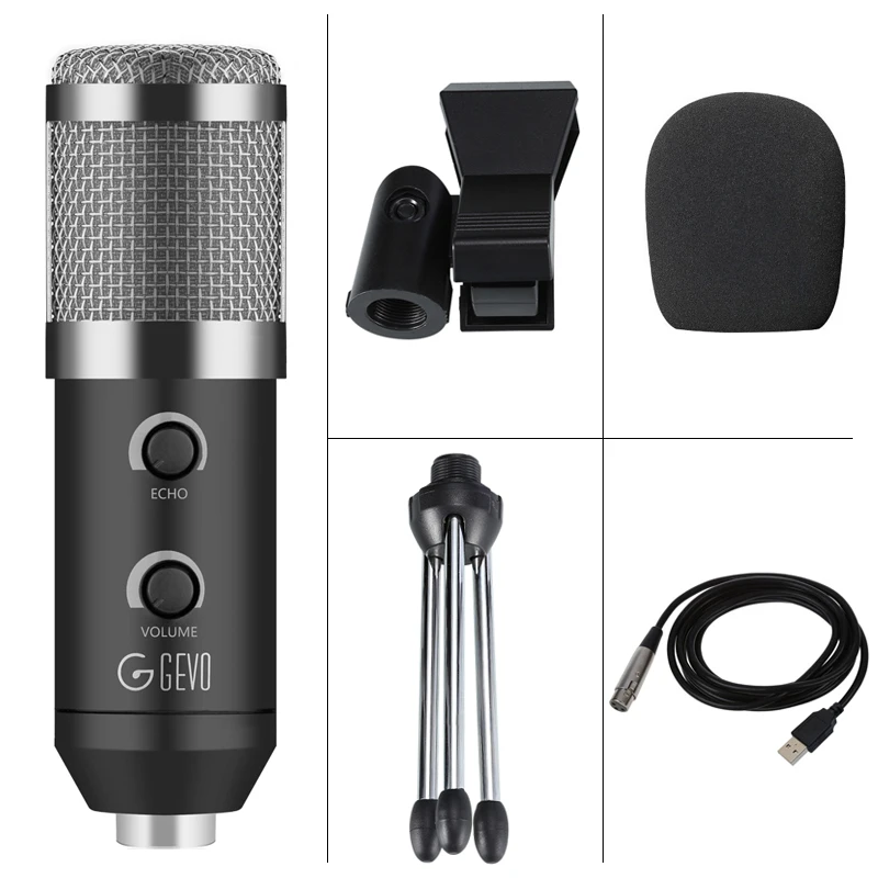 Silver With Tripod Микрофон для компьютера bm 900 микрофон караоке с поп фильтр стойка для микрофона студийный usb конденсаторный микрофон для пк видео игровой микрофоны с NB-35 микрофон ножничный кронштейн обновлен от bm 800 bm800 - Цвет: Silver With Tripod