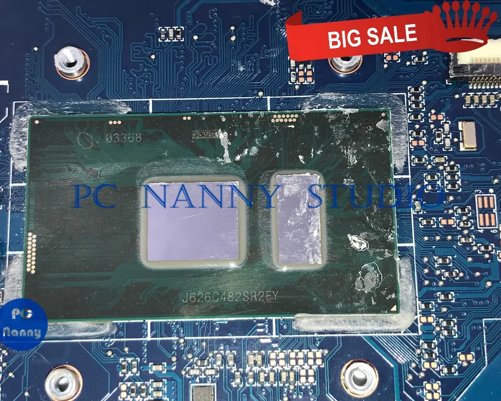 PCNANNY для ноутбука HP Pavilion 15-AU материнская плата DAG34AMB6D0 I5-6200U SR2EY протестирована |