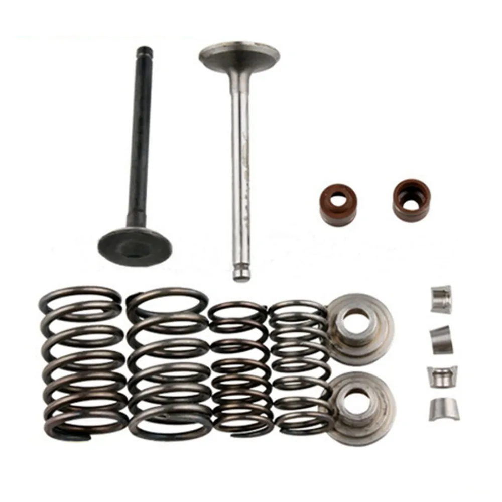 Запорный клапан GOOFIT и пружин выхлопного клапана уплотнения стержней для GY6 50cc 139QMB