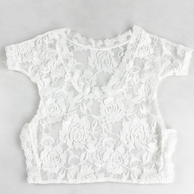 Реквизит для фотосессии новорожденных боди маленьких девочек кружевной
