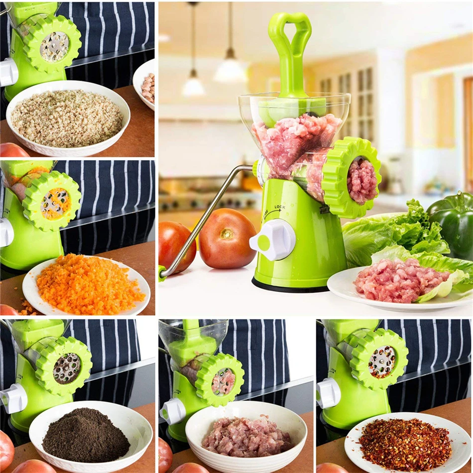 Многофункциональная ручная мясорубка VOFVIFO 3 в 1 машинка для приготовления