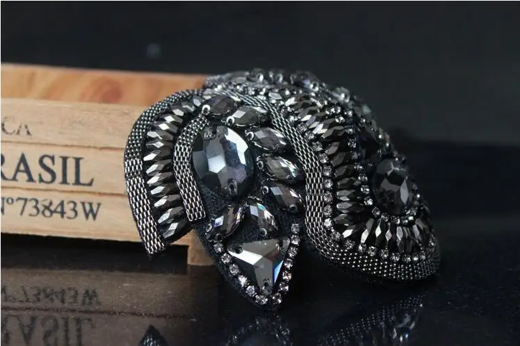 Наплечная брошь сценический певец и ведущий банкет представление плечо ювелирные изделия погоны ретро личности эполеты аксессуары для костюма