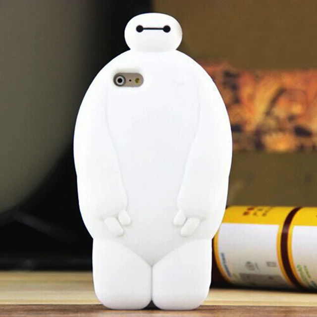 2016 3D Япония мультфильм животных 5S baymax мягкий силиконовый чехол обложка Для