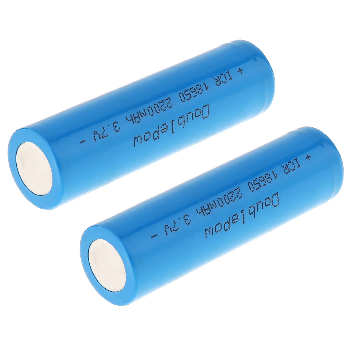 Doublepow 2шт 18650 2200mAh 3 7 V литий ионная аккумуляторная батарея с предохранительным