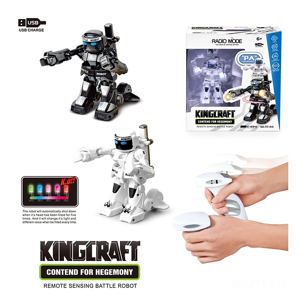 Новый умный робот для мальчиков 2 4G соматосенсорный боксерский с дистанционным