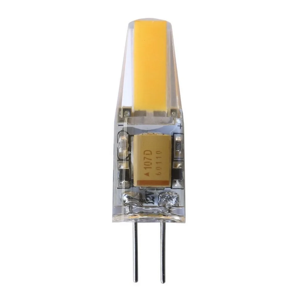 10 шт Мини G4 светодиодный светильник COB лампы 3 Вт 6 AC/DC 12V Светодиодный с