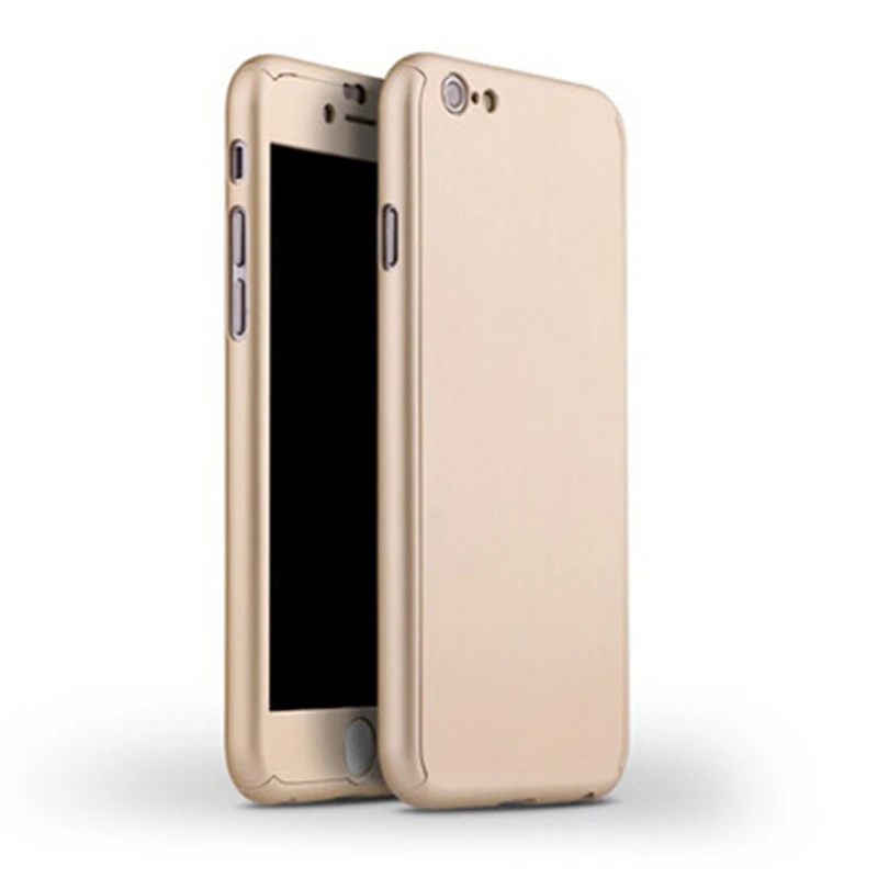Ультратонкий чехол 360 для capinhas iPhone 8 6 6s 7 Plus чехлы iPhone6 Гибридный Жесткий Тонкий на