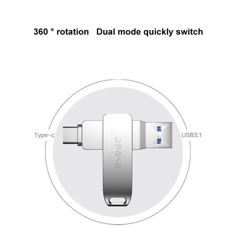 Xiaomi Jesis USB флэш-диск Тип-C, молния, Интерфейс мобильный телефон объем запоминающего устройства расширения 32/64/128 ГБ U диск для телефона, ноутбука